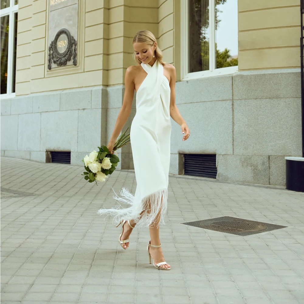 Lady Pipa - White Pepa Dress - BRIDES